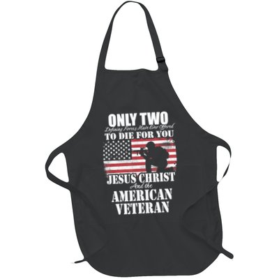 Two Died For You Jesus And American Gift Memorial Gift Apron