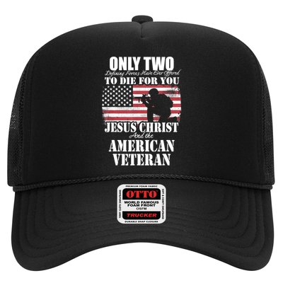 Two Died For You Jesus And American Gift Memorial Gift Hat
