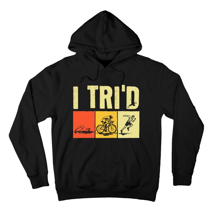 Triathlon Design For Women Triathlon Sport Lovers Hoodie