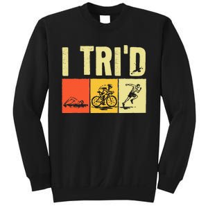 Triathlon Design For Women Triathlon Sport Lovers Sweatshirt