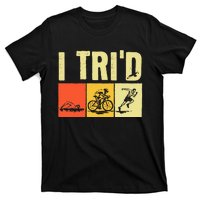 Triathlon Design For Women Triathlon Sport Lovers T-Shirt