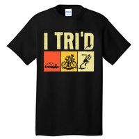 Triathlon Design For Women Triathlon Sport Lovers Tall T-Shirt