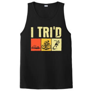 Triathlon Design For Women Triathlon Sport Lovers PosiCharge Competitor Tank