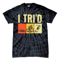 Triathlon Design For Women Triathlon Sport Lovers Tie-Dye T-Shirt