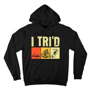 Triathlon Design For Women Triathlon Sport Lovers Tall Hoodie