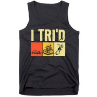 Triathlon Design For Women Triathlon Sport Lovers Tank Top