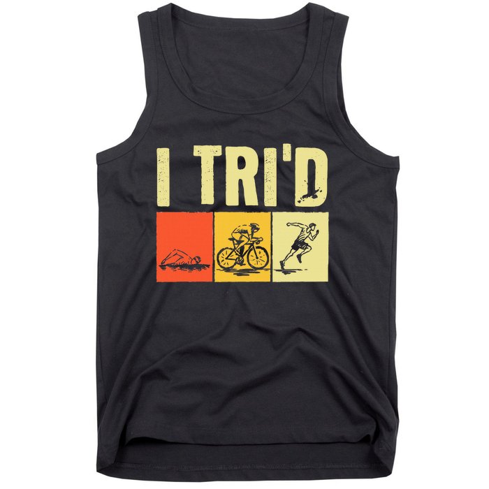 Triathlon Design For Women Triathlon Sport Lovers Tank Top