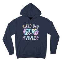 Tie Dye Field Day Vibes Funny For Teacher Field Day 2024 Hoodie