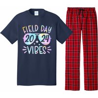 Tie Dye Field Day Vibes Funny For Teacher Field Day 2024 Pajama Set