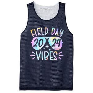 Tie Dye Field Day Vibes Funny For Teacher Field Day 2024 Mesh Reversible Basketball Jersey Tank