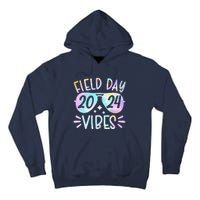 Tie Dye Field Day Vibes Funny For Teacher Field Day 2024 Tall Hoodie