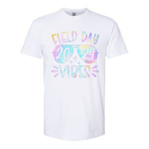 Tie Dye Field Day Vibes Funny For Teacher Field Day 2024 Softstyle CVC T-Shirt