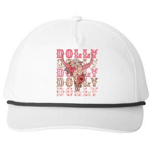 Trendy Dolly First Name Guitar Pink Cowgirl Western Snapback Five-Panel Rope Hat