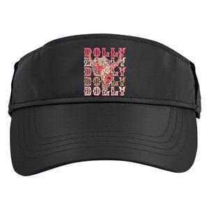 Trendy Dolly First Name Guitar Pink Cowgirl Western Adult Drive Performance Visor