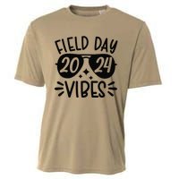 Tie Dye Field Day Vibes Funny For Teacher Field Day 2024 Cooling Performance Crew T-Shirt