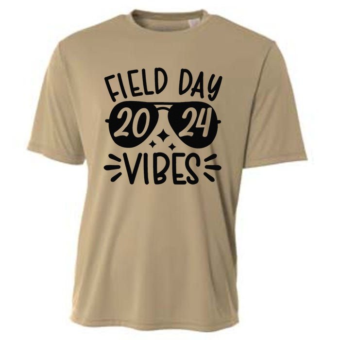 Tie Dye Field Day Vibes Funny For Teacher Field Day 2024 Cooling Performance Crew T-Shirt