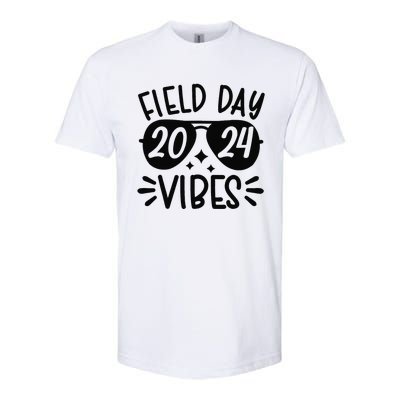 Tie Dye Field Day Vibes Funny For Teacher Field Day 2024 Softstyle CVC T-Shirt