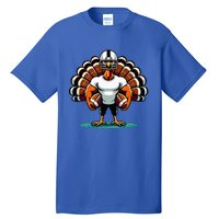 Turkey Day Football Player Fall Thanksgiving Tall T-Shirt