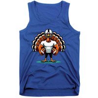 Turkey Day Football Player Fall Thanksgiving Tank Top