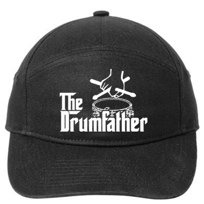 The Drum Father Drumsticks Drums Cymbal Pearl Paiste Zildjian Drummer 7-Panel Snapback Hat