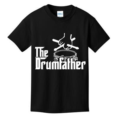 The Drum Father Drumsticks Drums Cymbal Pearl Paiste Zildjian Drummer Kids T-Shirt
