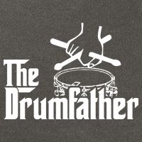 The Drum Father Drumsticks Drums Cymbal Pearl Paiste Zildjian Drummer Cotton Canvas Backpack
