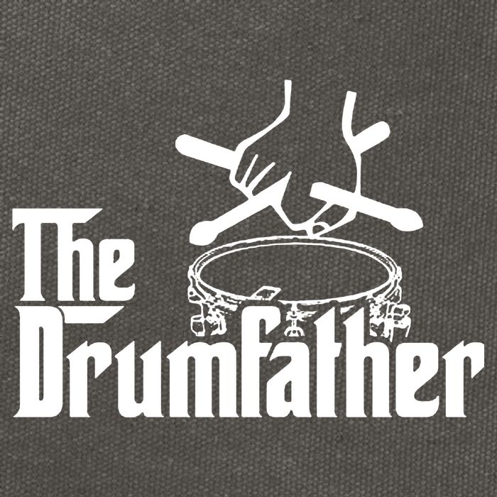 The Drum Father Drumsticks Drums Cymbal Pearl Paiste Zildjian Drummer Cotton Canvas Backpack