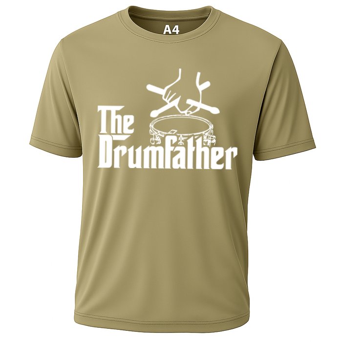 The Drum Father Drumsticks Drums Cymbal Pearl Paiste Zildjian Drummer Cooling Performance Crew T-Shirt
