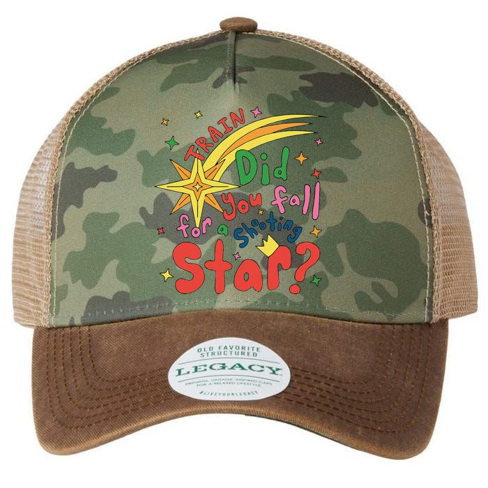 Train Did For You Fall Shooting Star Saying Legacy Tie Dye Trucker Hat