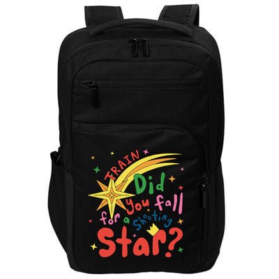 Train Did For You Fall Shooting Star Saying Impact Tech Backpack