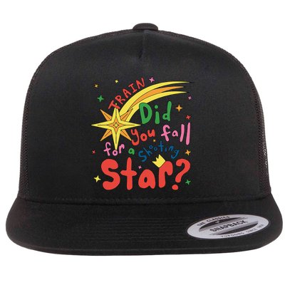 Train Did For You Fall Shooting Star Saying Flatbill Hat