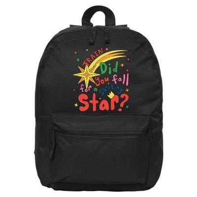 Train Did For You Fall Shooting Star Saying 16 in Basic Backpack