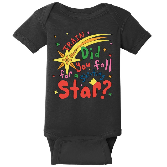Train Did For You Fall Shooting Star Saying Baby Bodysuit