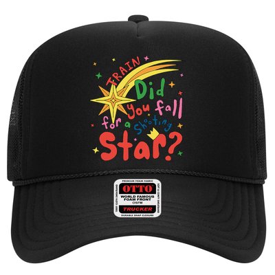 Train Did For You Fall Shooting Star Saying Trucker Hat