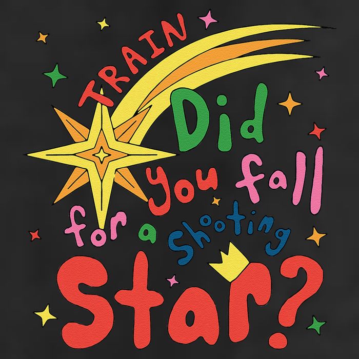 Train Did For You Fall Shooting Star Saying Golf Towel