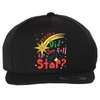 Train Did For You Fall Shooting Star Saying Wool Snapback Cap