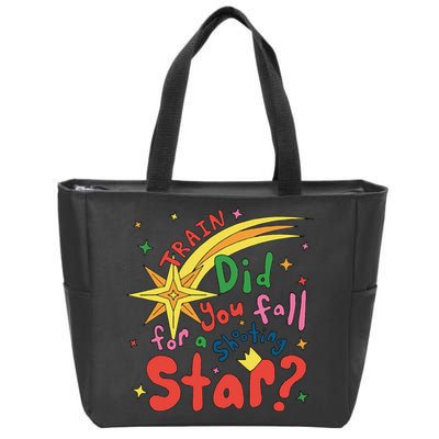 Train Did For You Fall Shooting Star Saying Zip Tote Bag