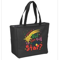 Train Did For You Fall Shooting Star Saying Zip Tote Bag