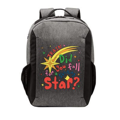 Train Did For You Fall Shooting Star Saying Vector Backpack