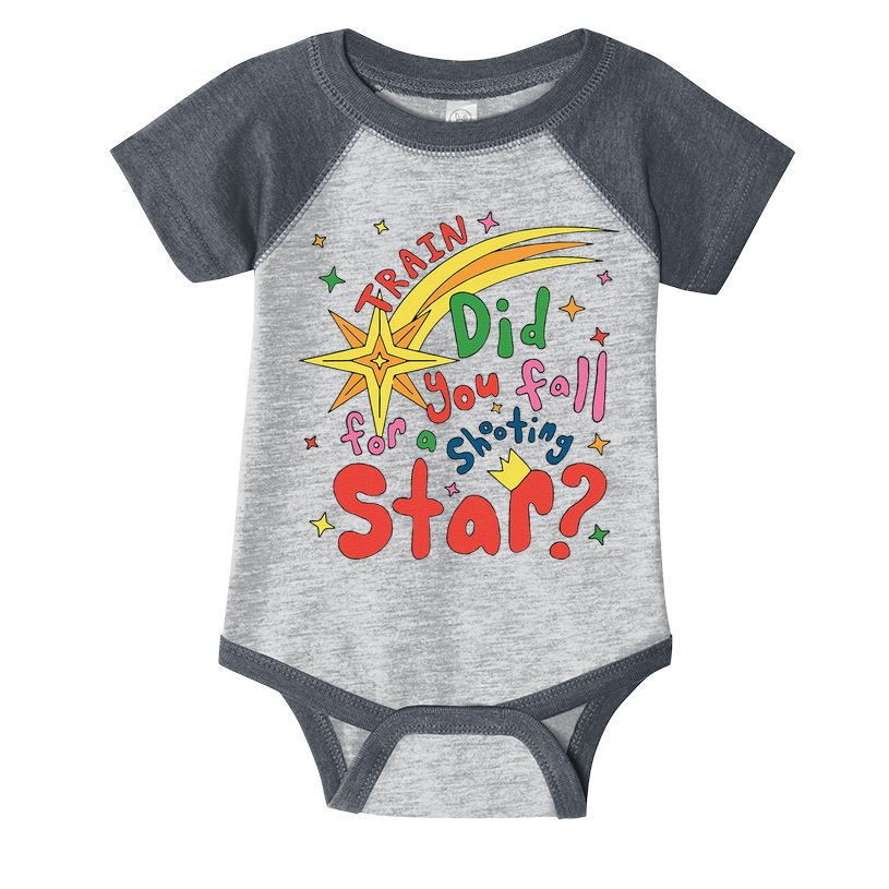 Train Did For You Fall Shooting Star Saying Infant Baby Jersey Bodysuit