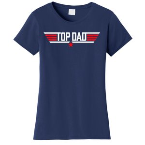 Top Dad Funny 80s Father Air Humor Movie Gun Fathers Day Women's T-Shirt