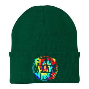 Tie Dye Field Day Vibes Last Day Of School Field Day Teacher Knit Cap Winter Beanie