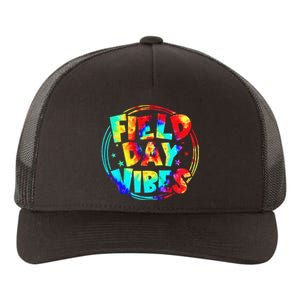 Tie Dye Field Day Vibes Last Day Of School Field Day Teacher Yupoong Adult 5-Panel Trucker Hat