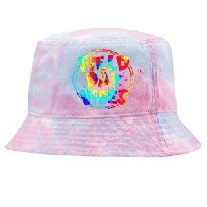 Tie Dye Field Day Vibes Last Day Of School Field Day Teacher Tie-Dyed Bucket Hat