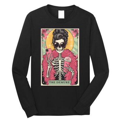 The Demure Funny Tarot Card Meme Long Sleeve Shirt