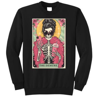 The Demure Funny Tarot Card Meme Sweatshirt