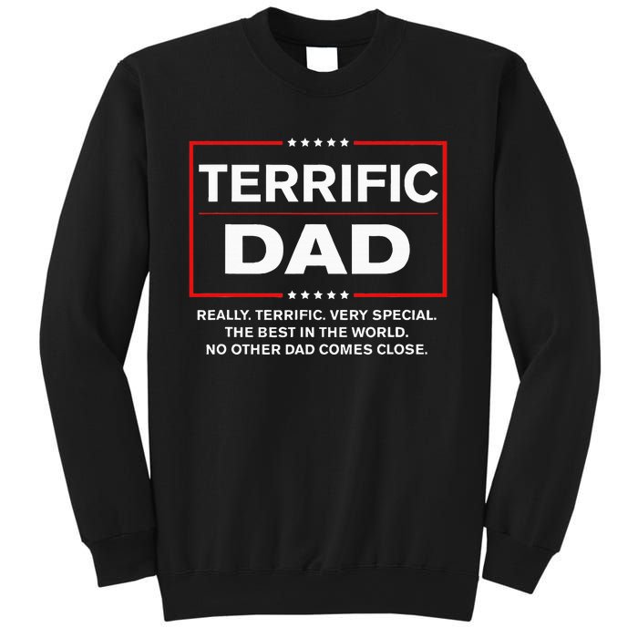 Terrific Dad Funny Donald Trump Fathers Day Gift Sweatshirt