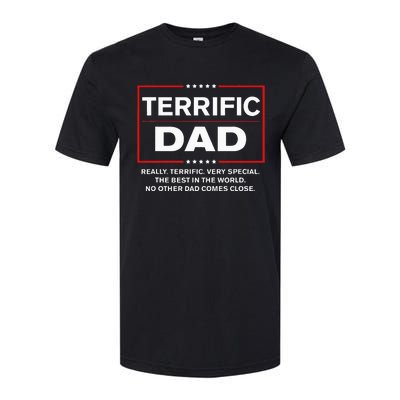 Terrific Dad Funny Donald Trump Fathers Day Gift Softstyle CVC T-Shirt