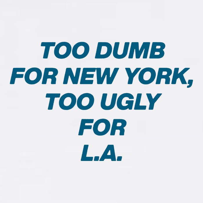 Too Dumb For New York Too Ugly For LA Bucket Hat