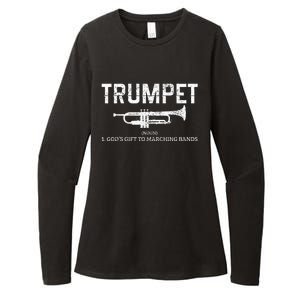 Trumpet Definition Funny Marching Band Musician Gift Womens CVC Long Sleeve Shirt